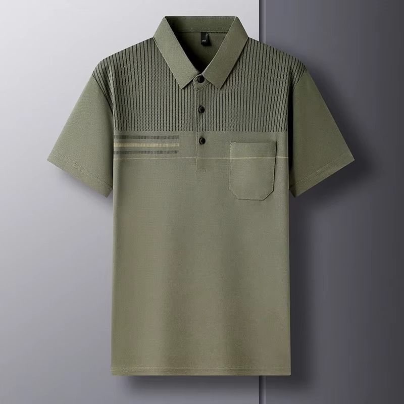 Men's Polo Shirt – Comfortable, Breathable, Short Sleeve with True Pocket, Summer Casual Fashion
