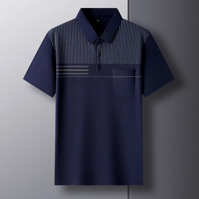Men's Polo Shirt – Comfortable, Breathable, Short Sleeve with True Pocket, Summer Casual Fashion