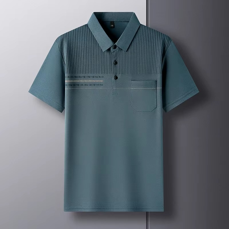 Men's Polo Shirt – Comfortable, Breathable, Short Sleeve with True Pocket, Summer Casual Fashion